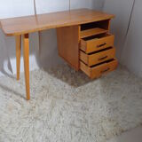 Vintage desk shape bean feet compass year 60