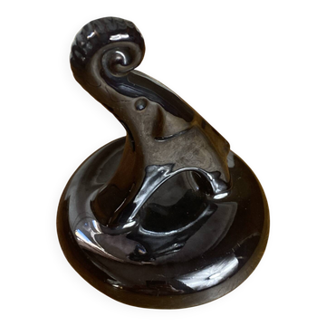 Glazed ceramic elephant