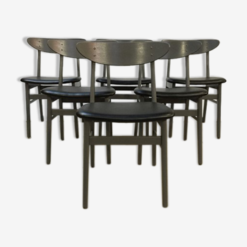 Set of six chairs to eat by Farstrup