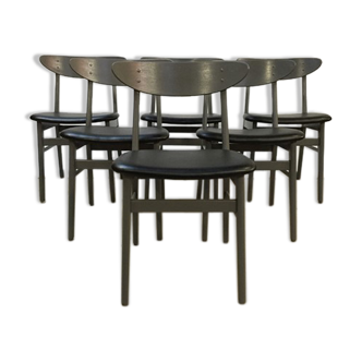 Set of six chairs to eat by Farstrup