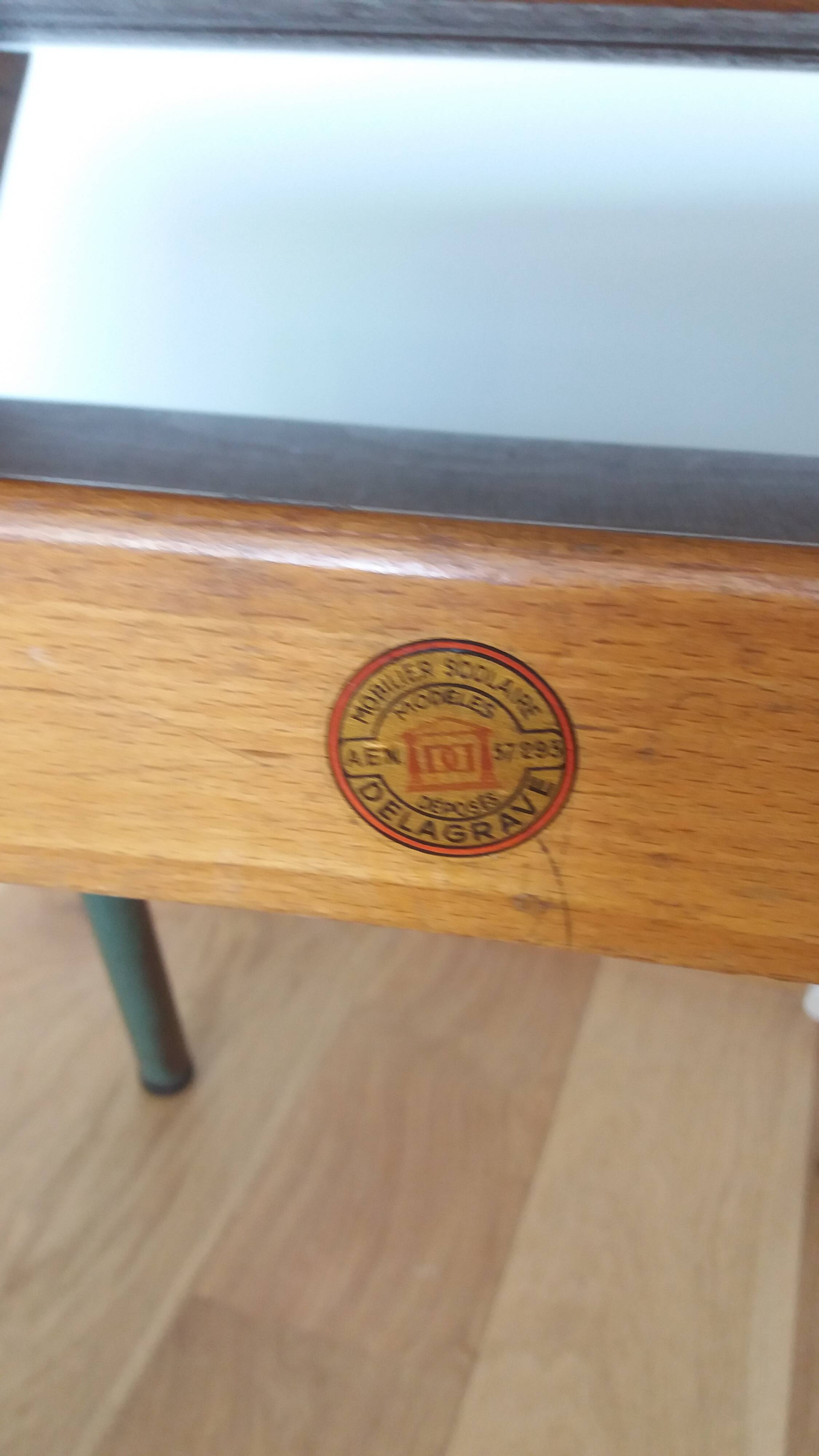 Bureau d’école pupitre d’écolier Delagrave