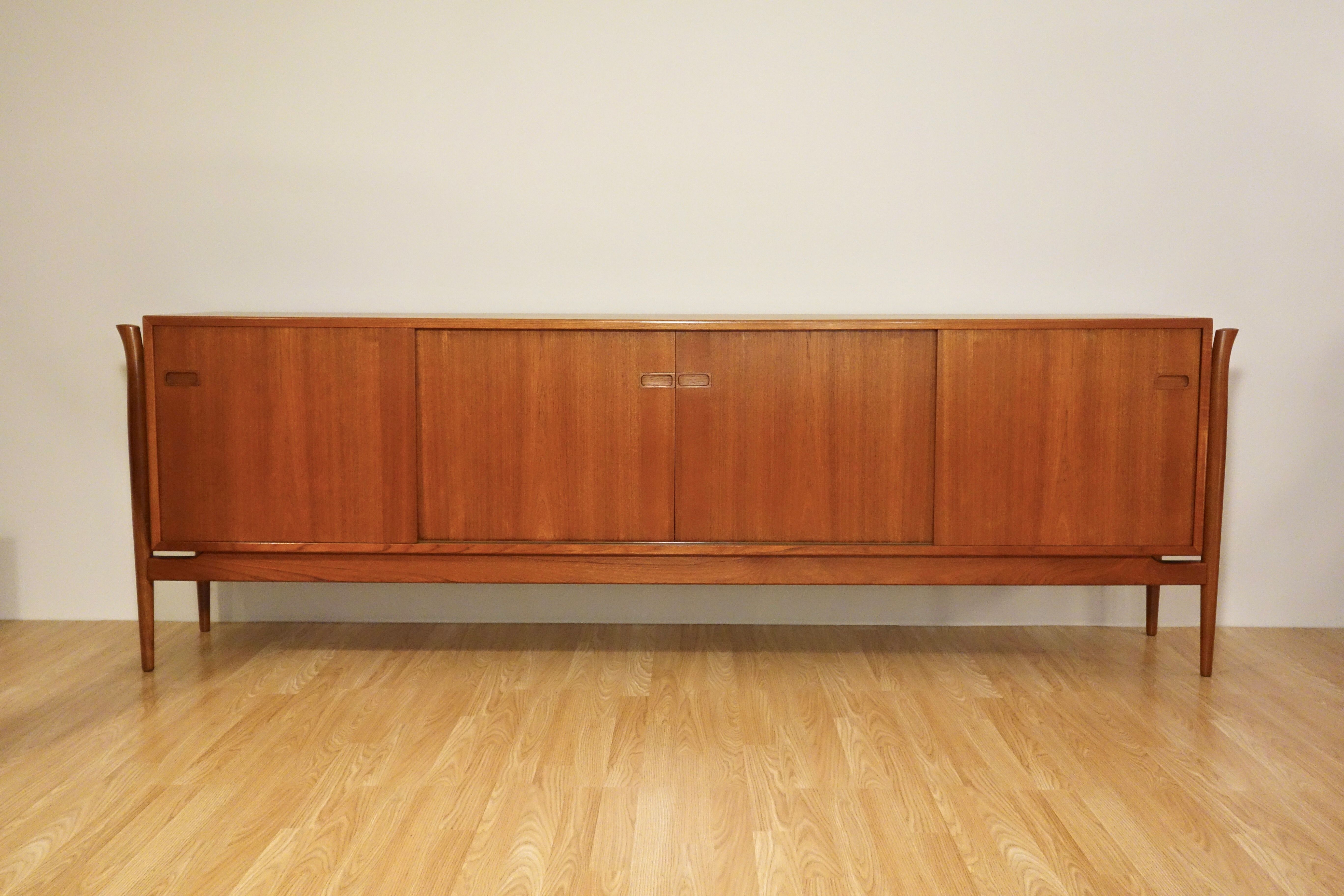 Scandinavian teak sideboard attributed to Finn Juhl, Denmark 1960s