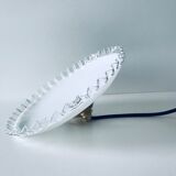 Vintage glass hanging lamp