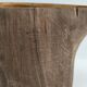 Solid wood pitcher patinated brutalist 60s
