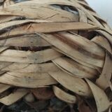 Lady-Jeanne dressed in rattan