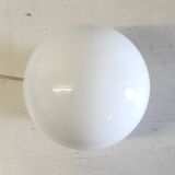 Ceiling light or table lamp with opaline globe, diameter 20cm - mid-20th century.