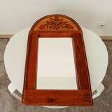 Vintage solid oak mirror from the 70s/80s by Nicole Minck 70*41cm