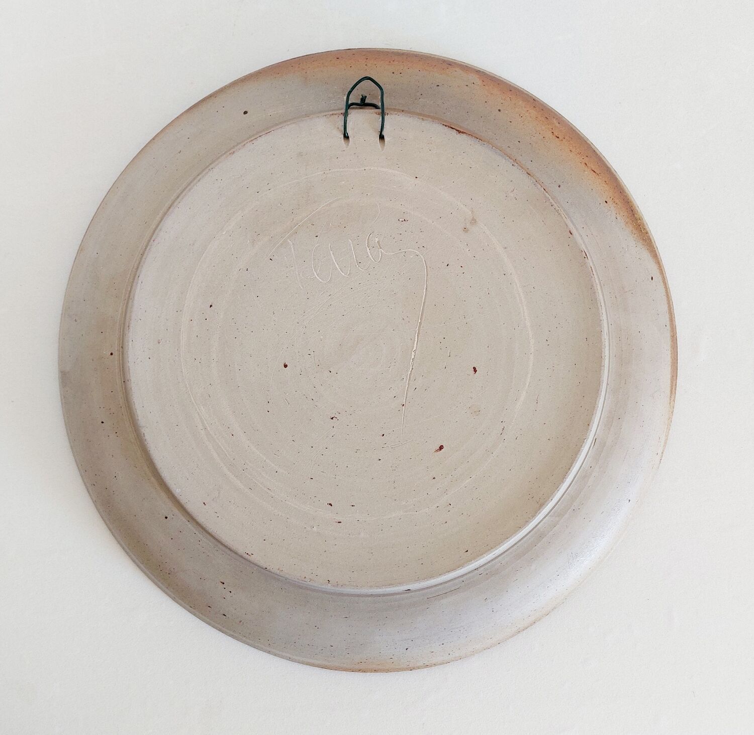 Large vintage stoneware tray