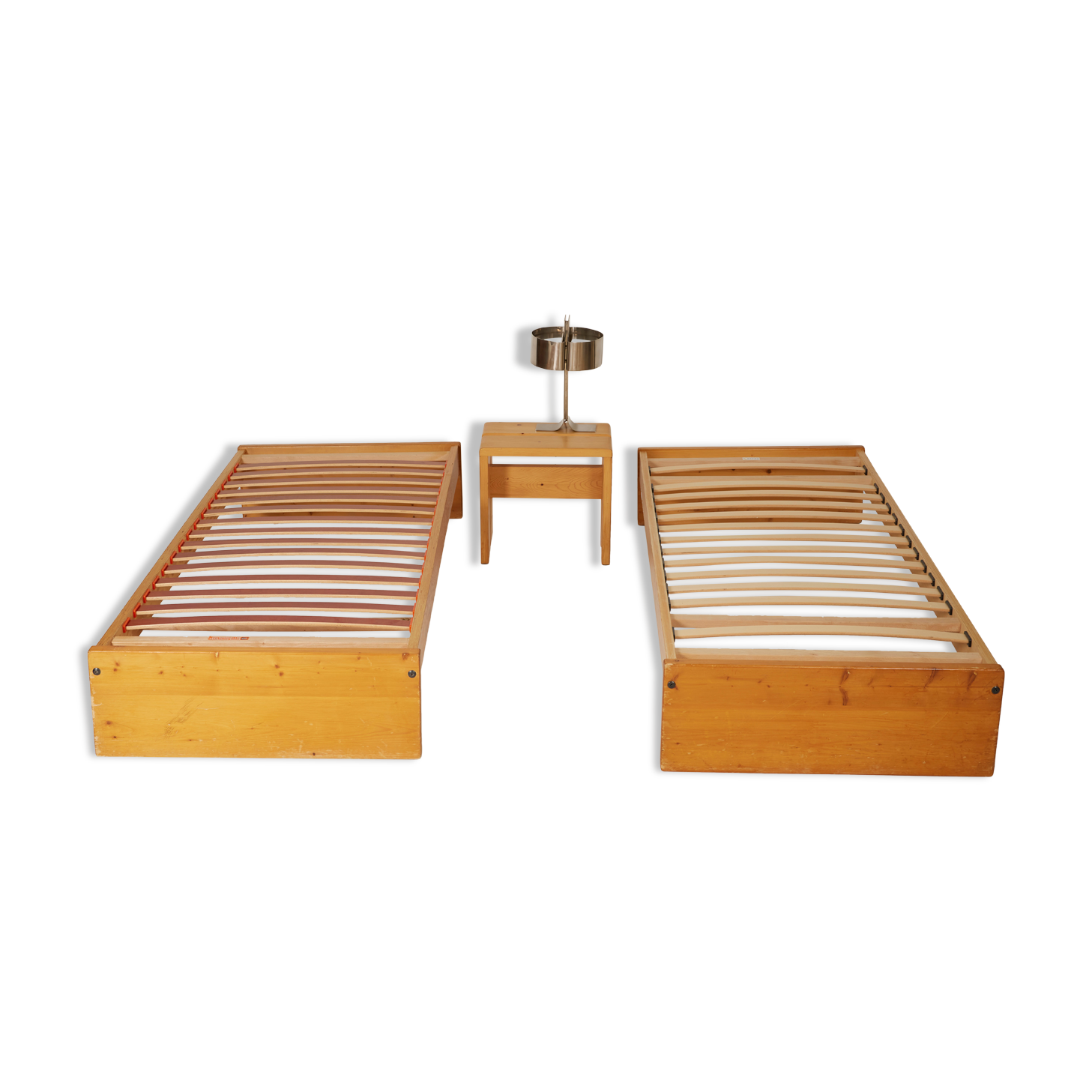 Paire de lit en pin, 1970s