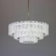 Glass tube chandeliers from Murano by Doria, Germany, 1960s.
