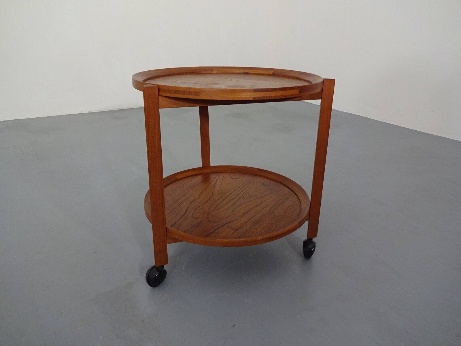 Teak Serving Trolley from Sika Møbler, 1960s