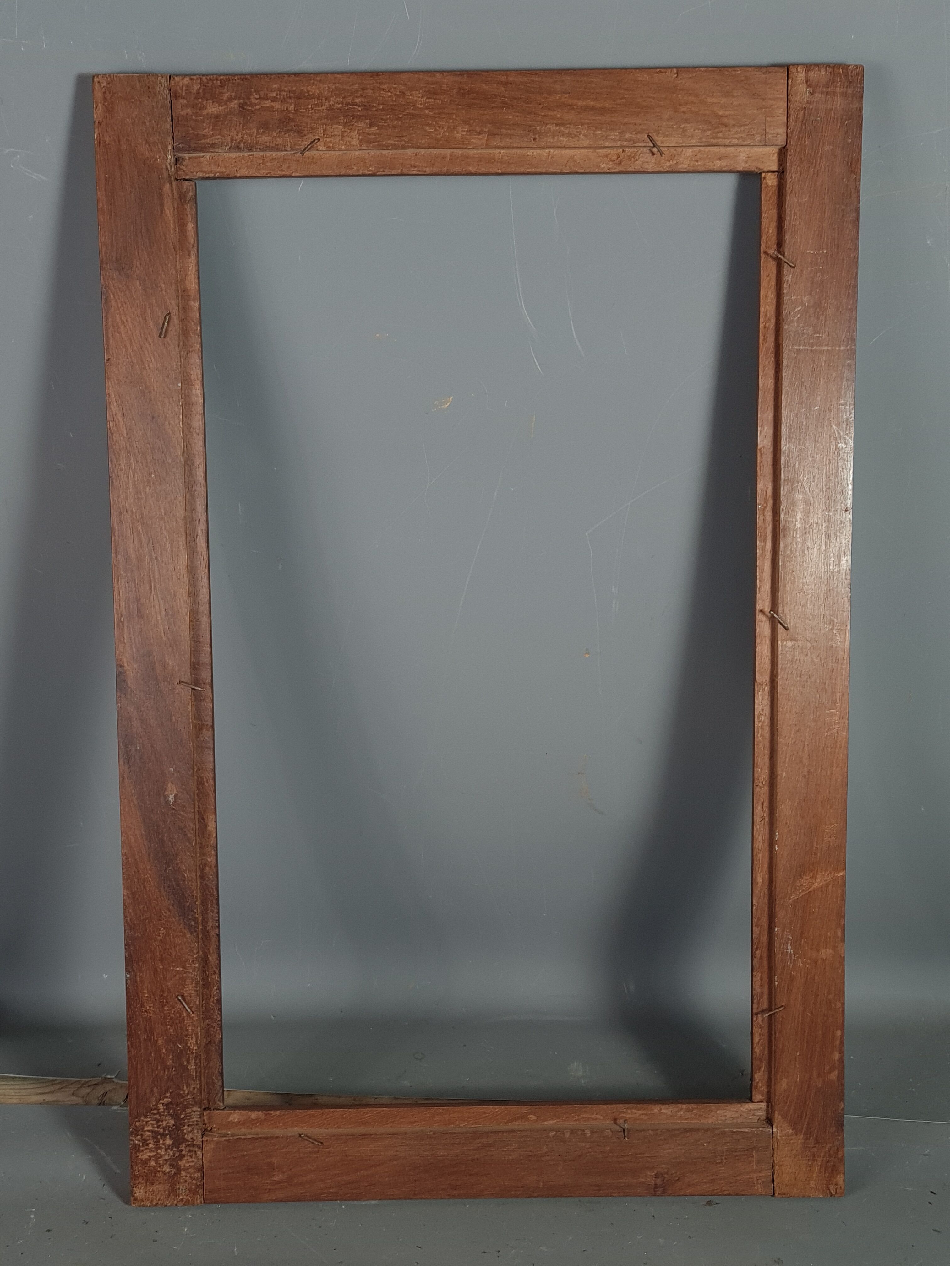Old walnut frame and nets 58,5x38 foliage 50,7x30,2 cm SB