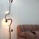 Brutalist floor lamp sculpture by Salvino Marsura, Italy 1970s