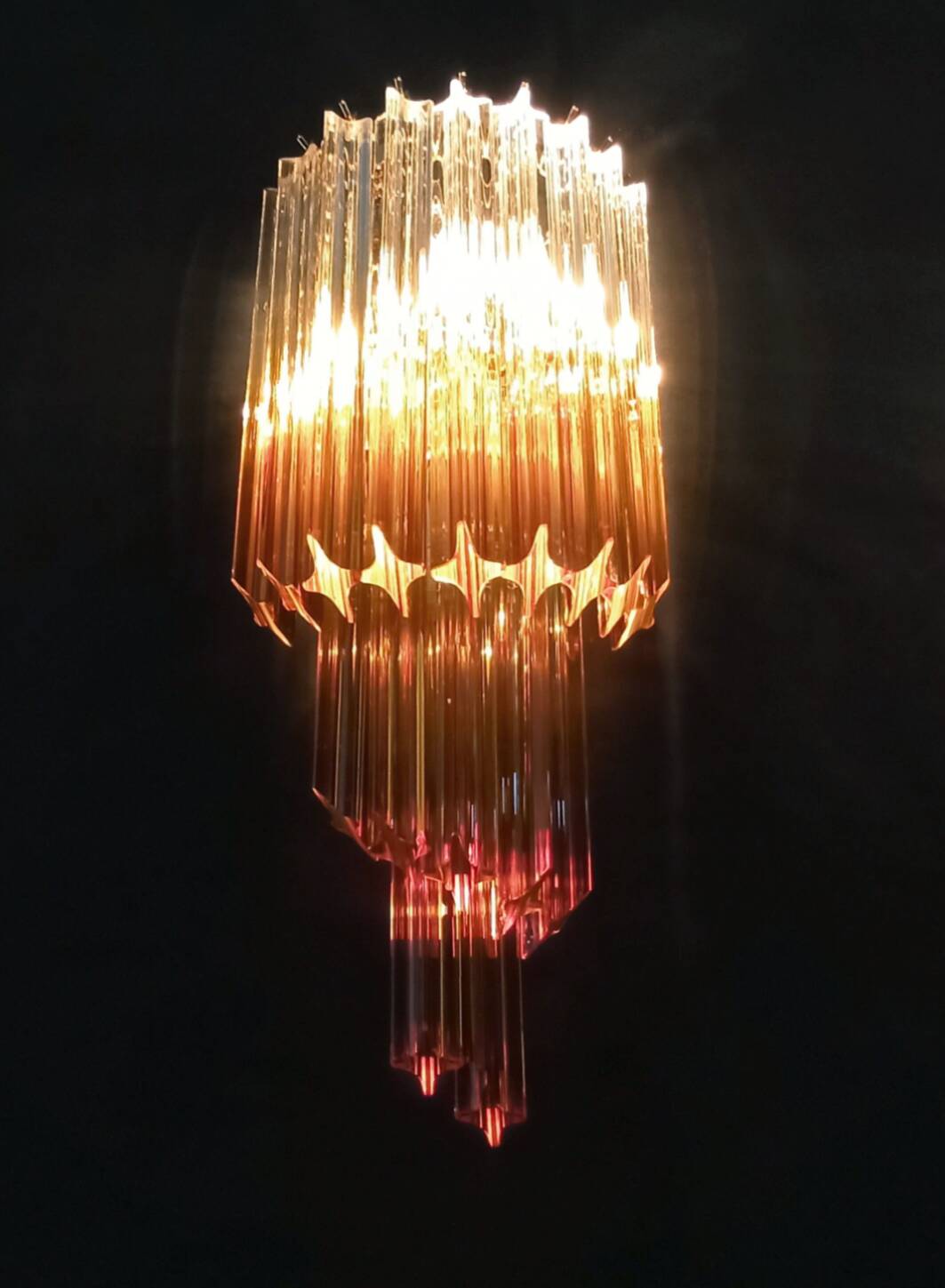 Pair of Murano designer wall lights