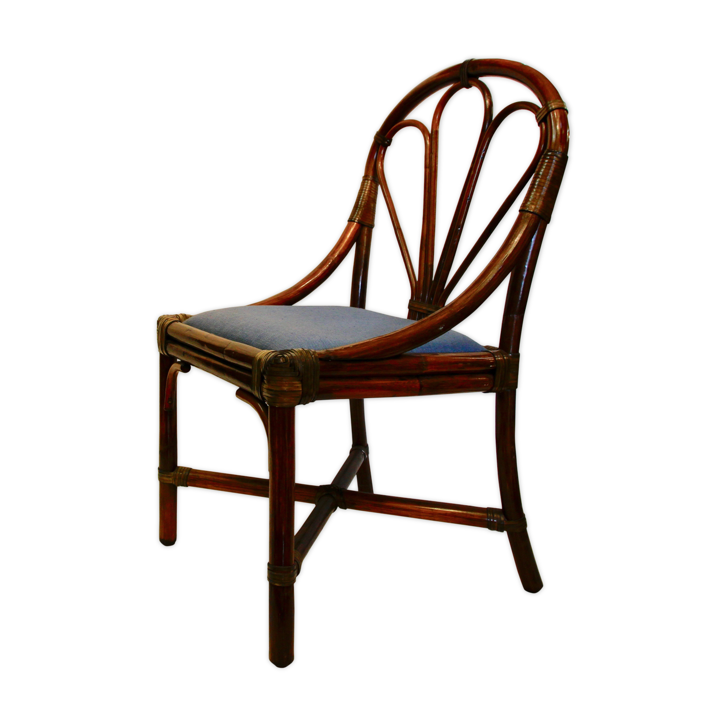 Chaise en rotin, Maugrion, XXe siècle