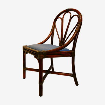 Rattan chair, Maugrion, 20th century