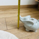 Grey lipton elephant teapot