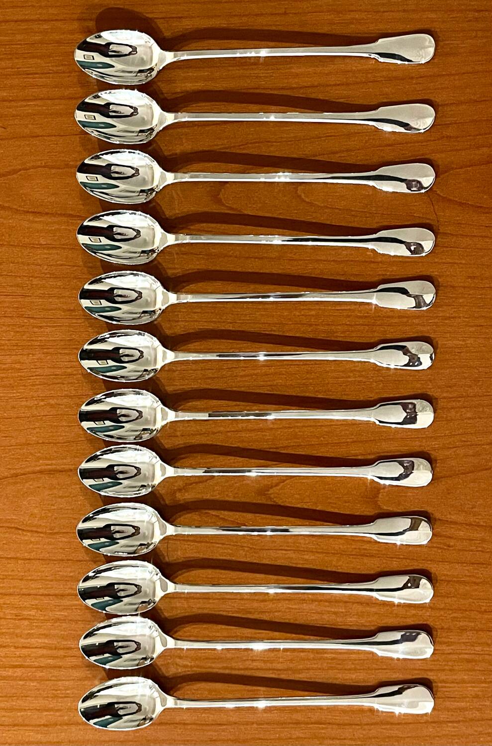Christofle cluny 12 spoons 19.5 cm cocktail mazagran jam soda new condition
