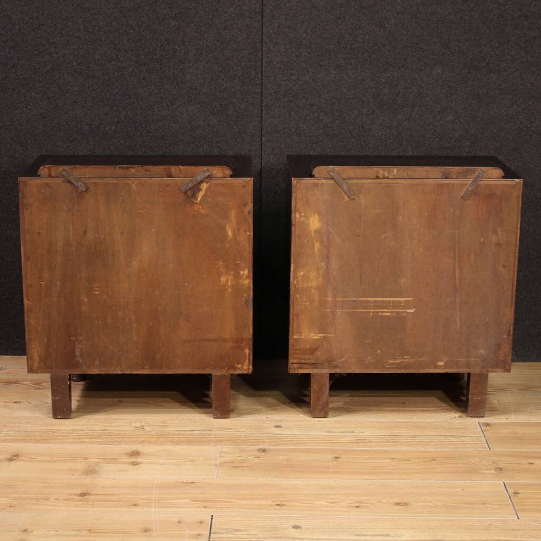 Paire de tables de chevet italiennes, années 1960
