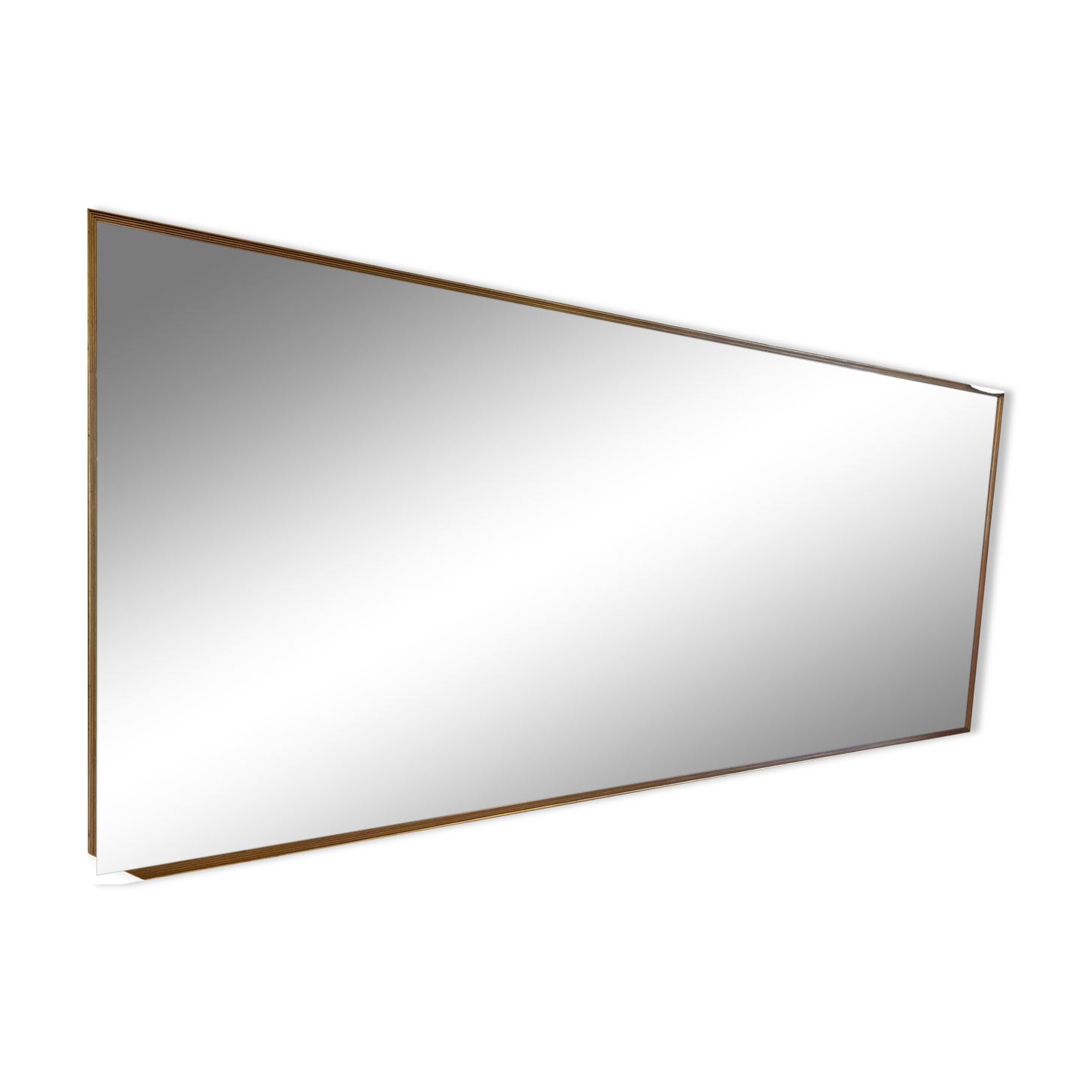 Brewery mirror, hollow engraved glass, perfect condition