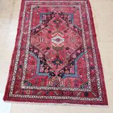 Tapis ancien persan épais en laine noué main 140 x 224 cm