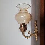 Golden wall lamp