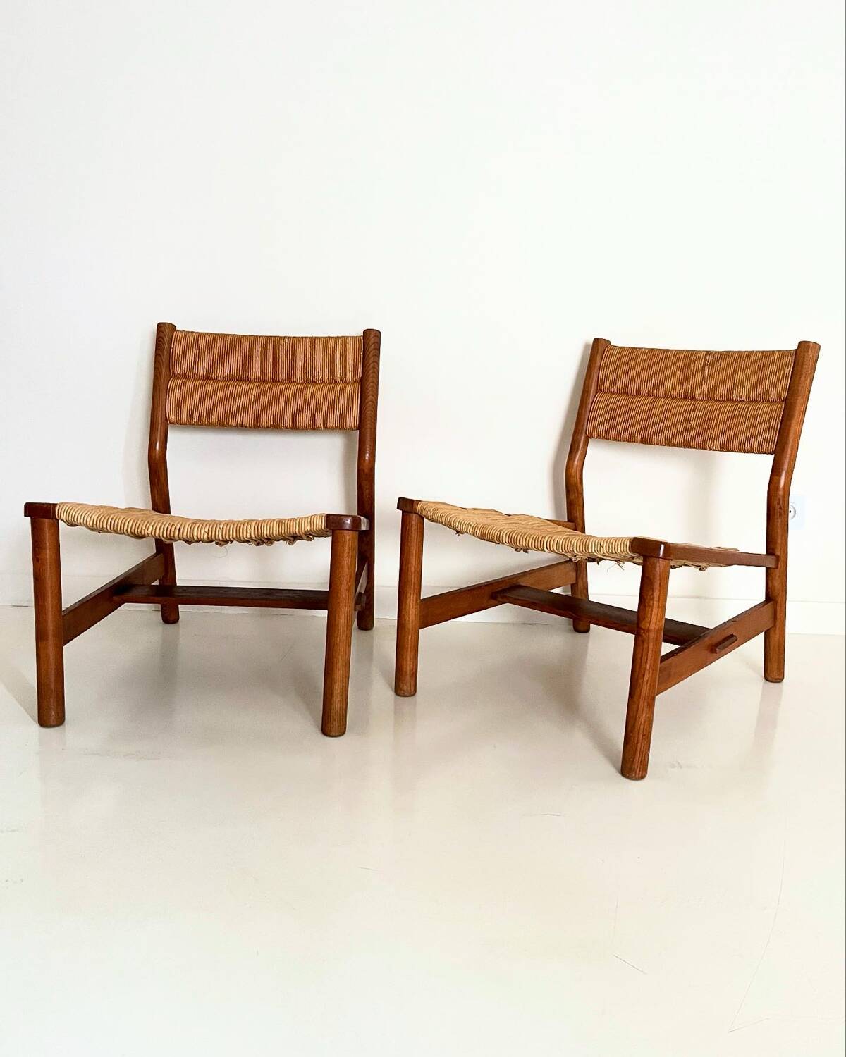 Pair of weekend armchairs by Pierre Gautier Dalaye 1955