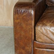 Halo Soho Heritage Leather Biker Sofa by Timothy Oulton
