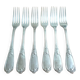Antique silver-plated forks