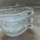 Service complet en verre moulé pomme années 70 Style Luminarc Arcoroc