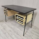 Vintage desk with suspended pedestal, 60s design