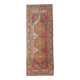 Vintage Red Blue Persian Runner Rug, 104x280Cm