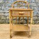 Rattan bedside table