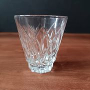 6 small 8 cl glasses in VMC glass Reims France vintage