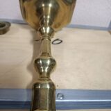 Gilded bronze candle holder