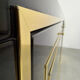 Vintage brass and lacquer sideboard, 1980s