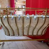 Old cot in brass 19th century