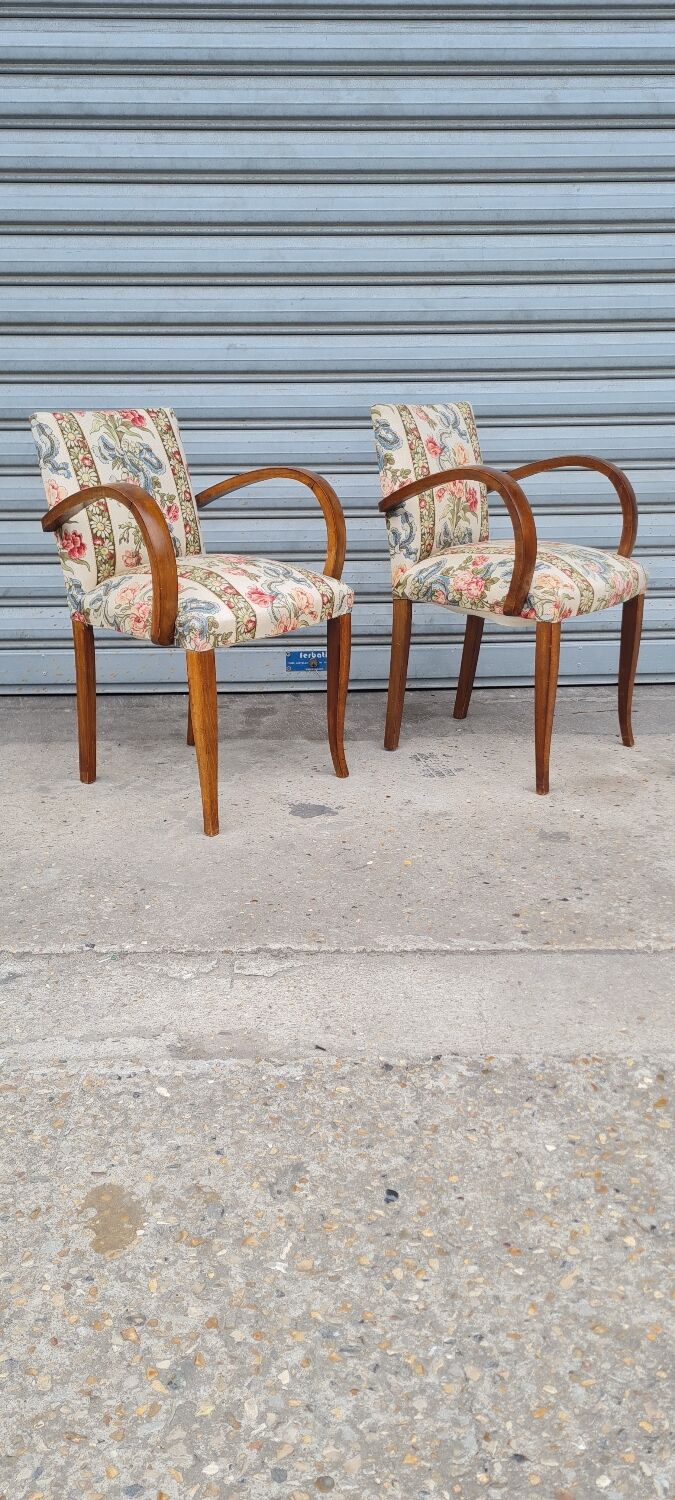 Pair of bridge chairs
