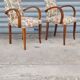 Pair of bridge chairs