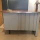 Small metal desk