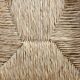 4 straw chairs in the vintage Charlotte Perriand 1970 style