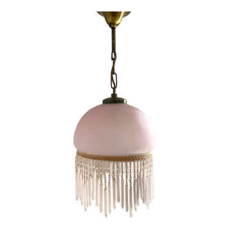 Suspension polished glass and pearls