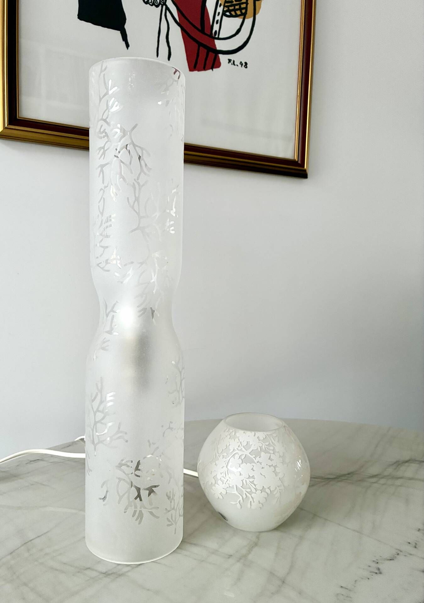 Paire lampes IKEA Knubbig  1990 par Michiko Nakata