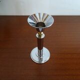 Silver and gold candle holder