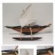 Pirogue à balancier en bois années 90