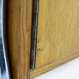 Bauhaus bedside table in chromed tubular steel, 1940s