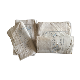 Set sheet and briefs linen wedding kit reserve 1950