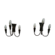 Pair of wall light