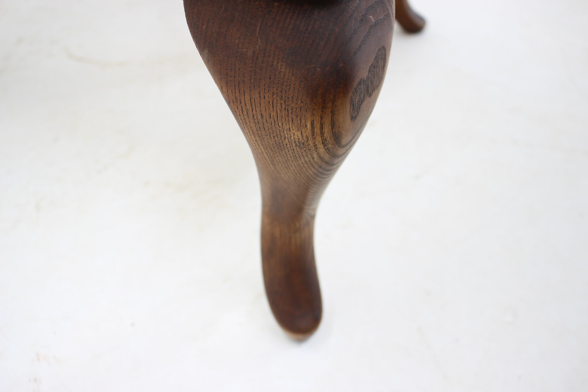 1900s antique curved armchair