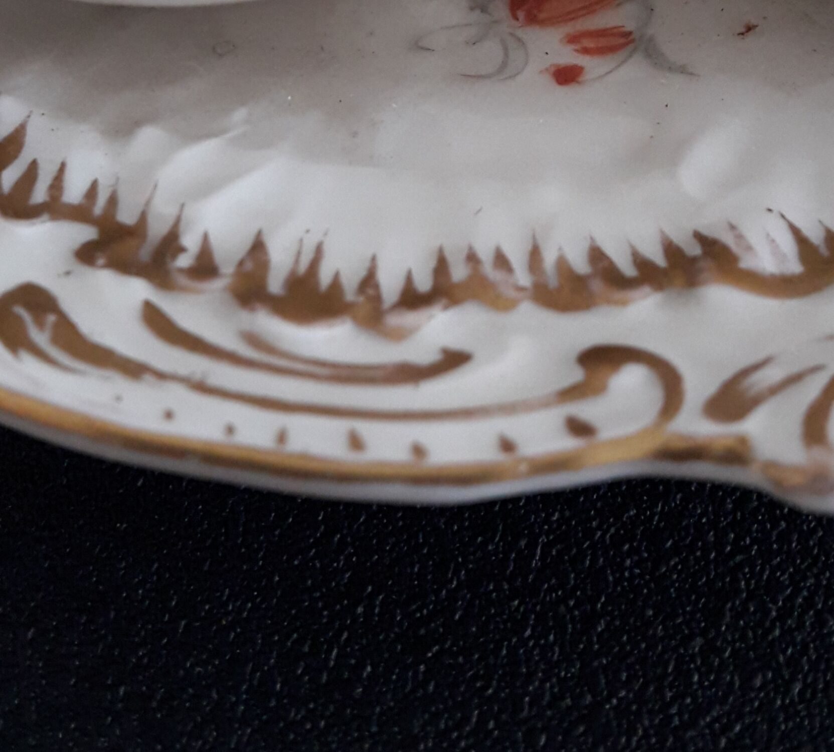 Dresden porcelain egg dish